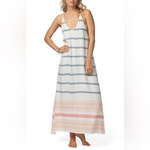Rip Curl Beach Club Maxi DRESS VANILLA NWT